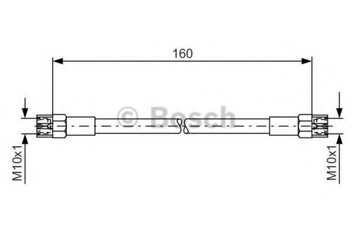 Furtun frana VW GOLF III Variant (1H5) (1993 - 1999) BOSCH 1 987 476 220 piesa NOUA