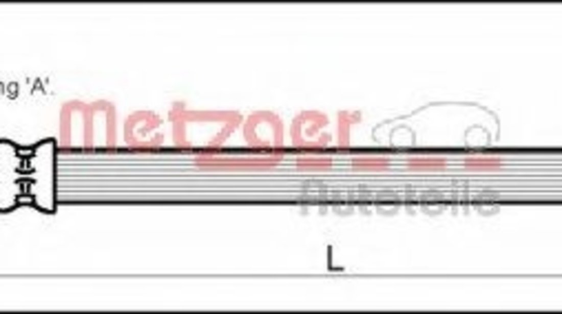 Furtun frana VW GOLF IV Variant (1J5) (1999 - 2006) METZGER 4114798 piesa NOUA