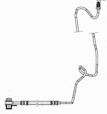 Furtun frana VW NEW BEETLE (9C1, 1C1) (1998 - 2010) TRW PHD942 piesa NOUA