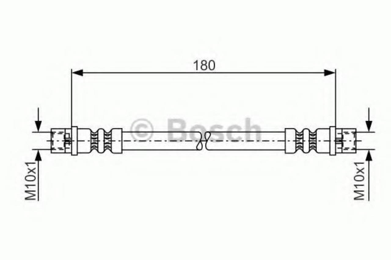 Furtun frana VW PASSAT (3B3) (2000 - 2005) BOSCH 1 987 476 018 piesa NOUA