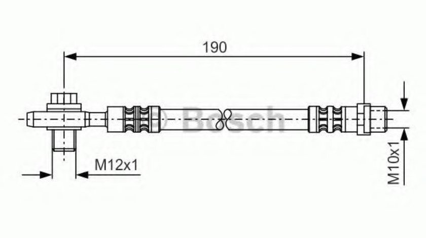 Furtun frana VW PASSAT Variant (3B5) (1997 - 2001) BOSCH 1 987 476 719 piesa NOUA