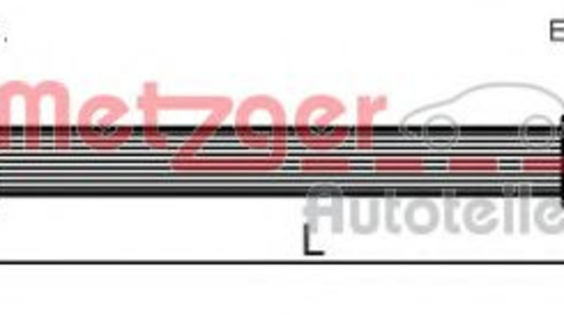 Furtun frana VW POLO (6N2) (1999 - 2001) METZGER 4116215 piesa NOUA