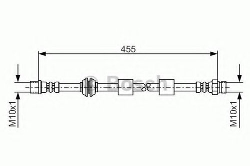 Furtun frana VW SHARAN (7M8, 7M9, 7M6) (1995 - 2010) BOSCH 1 987 476 170 piesa NOUA