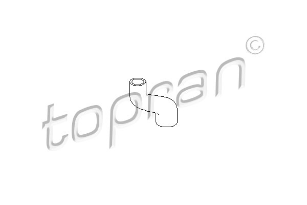 Furtun radiator (205714 HAN) OPEL,VAUXHALL