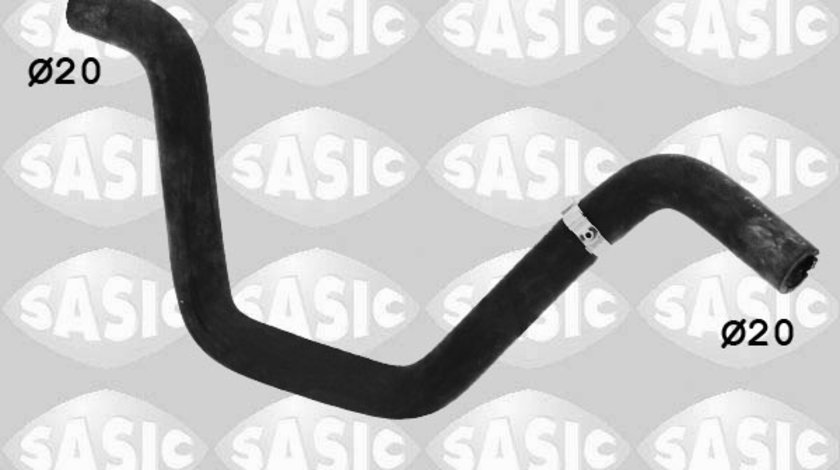 Furtun radiator admisie (3404167 SAS) RENAULT