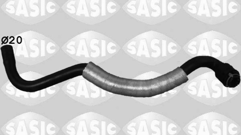 Furtun radiator admisie (3406291 SAS) OPEL