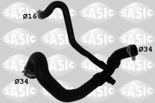 Furtun radiator CITROEN C-ELYSEE (2012 - 2016) SASIC 3400199 piesa NOUA