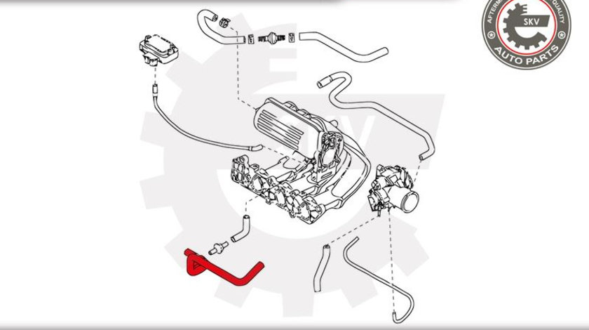 Furtun radiator ; DAEWOO Matiz ; 96239412