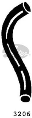 Furtun radiator FIAT STRADA II (138A) (1982 - 1988) GATES 3206 piesa NOUA