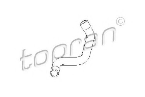 Furtun radiator OPEL ZAFIRA A (F75) (1999 - 2005) TOPRAN 207 335 piesa NOUA