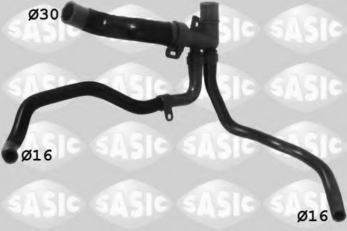 Furtun radiator PEUGEOT 207 (WA, WC) (2006 - 2016) SASIC 3400142 piesa NOUA