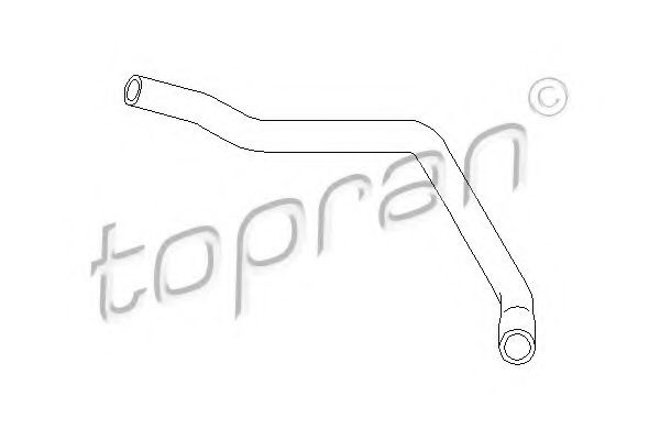 Furtun radiator VW PASSAT Variant (3A5, 35I) (1988 - 1997) TOPRAN 102 869 piesa NOUA