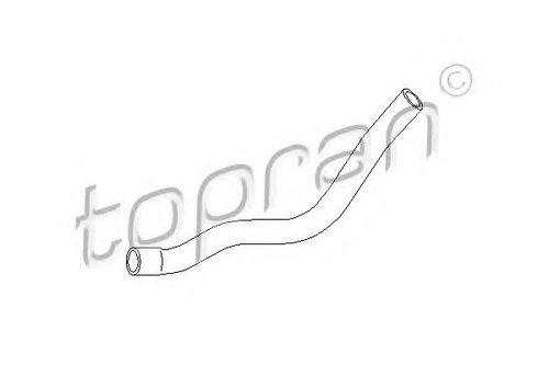 Furtun radiator VW VENTO (1H2) (1991 - 1998) TOPRAN 108 317 piesa NOUA