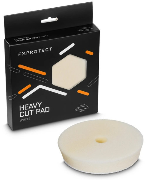 Fx Protect Heavy Cut Pad White Burete Polish Alb 125x140mm FXP-HCP-140