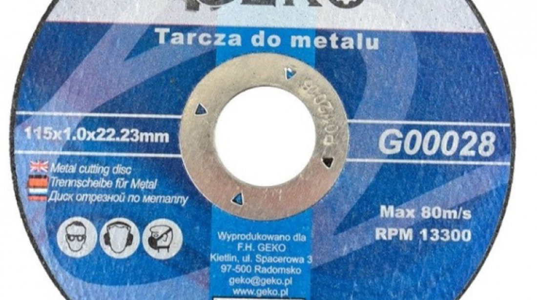 G-G00028 Disc pentru taiat metal 115x1.0x22mm