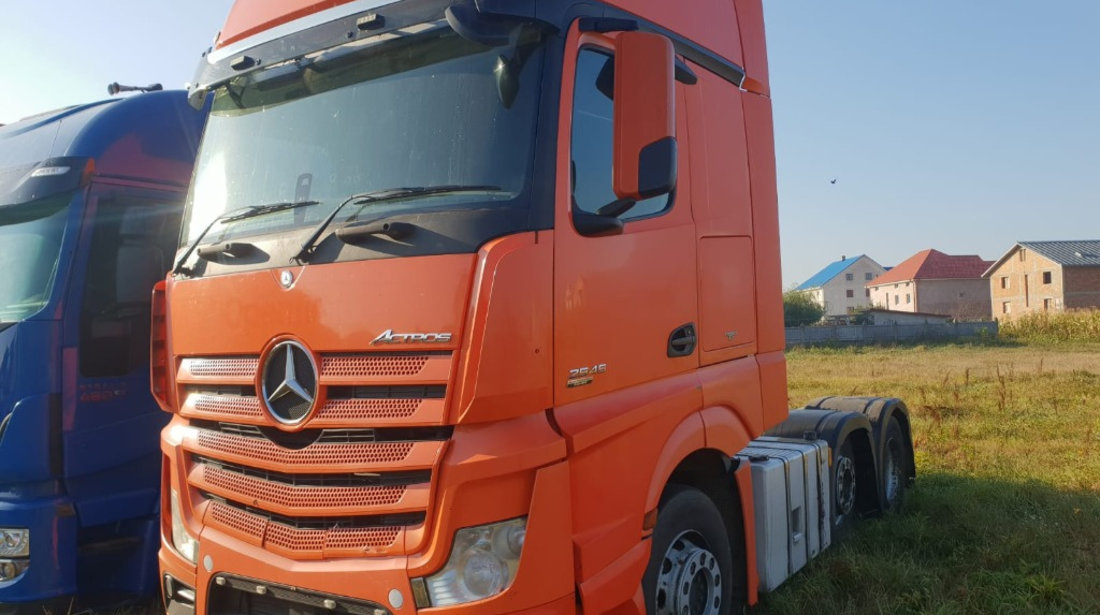 Galerie de admisie evacuare senzor evacuare sonda lambda Mercedes Actros MP4 2013 motor om471