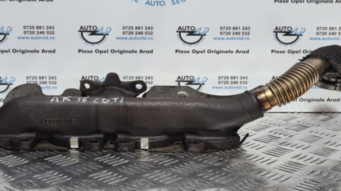 Galerie evacuare 1.6 CDTI 428702816 Opel Astra J [2009 - 2012] Hatchback 5-usi 1.6 CDTI MT (136 hp)