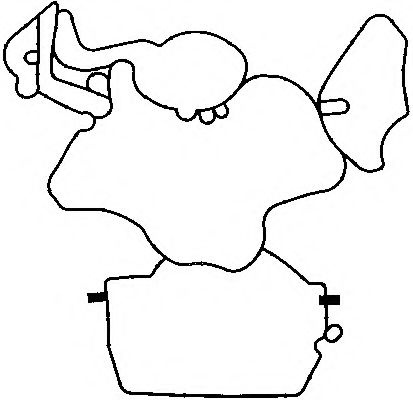 Garnit.etansare, capac (carter motor) AUDI A8 (4H) (2009 - 2016) ELRING 122.472 piesa NOUA