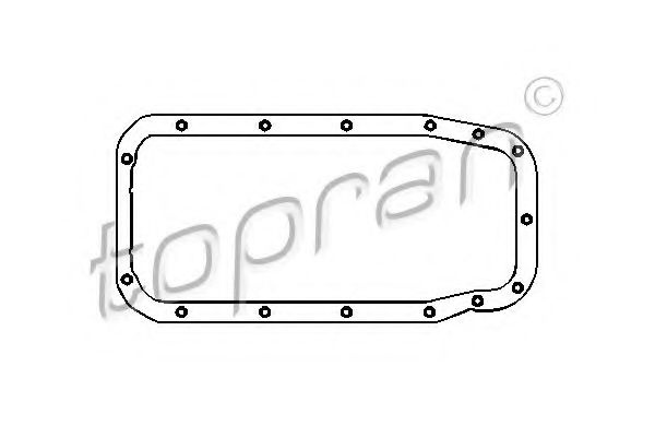 Garnitura baie ulei OPEL VECTRA B (36) (1995 - 2002) TOPRAN 204 000 piesa NOUA