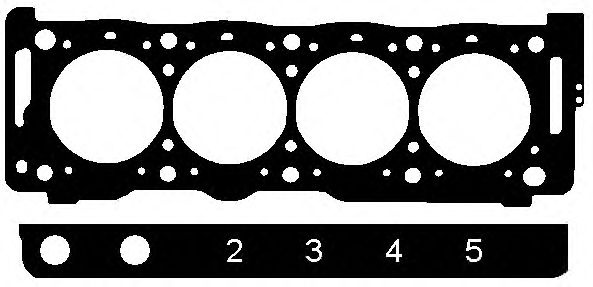 Garnitura, chiulasa PEUGEOT 406 (8B) (1995 - 2005) ELRING 147.001 piesa NOUA