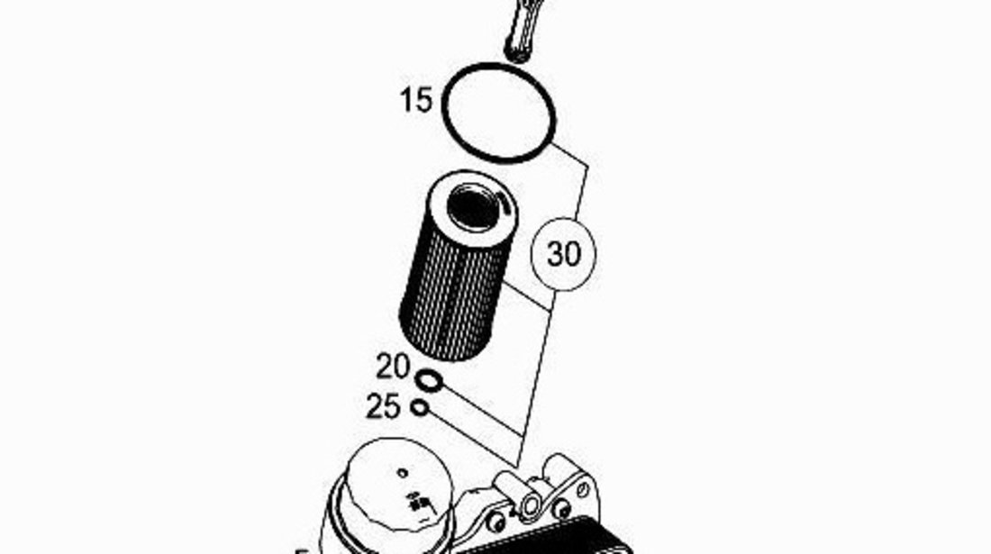 Garnitura Mica Racitor Ulei Oe Mercedes-Benz A6511840880