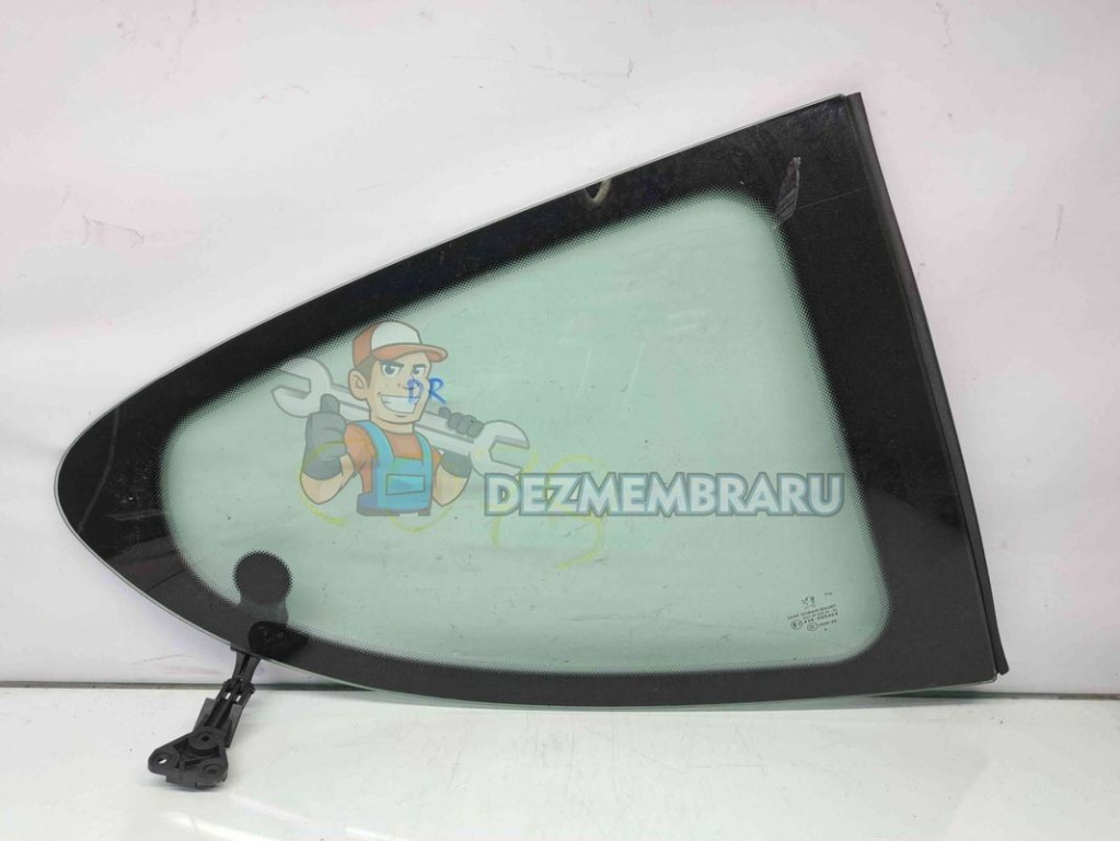 Geam caroserie fix dreapta Peugeot 207 (WA) [Fabr 2006-2012] OEM