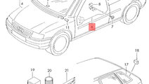 Geam dreapta fata AUDI A3 (8L1) [ 1996 - 2006 ] 1....