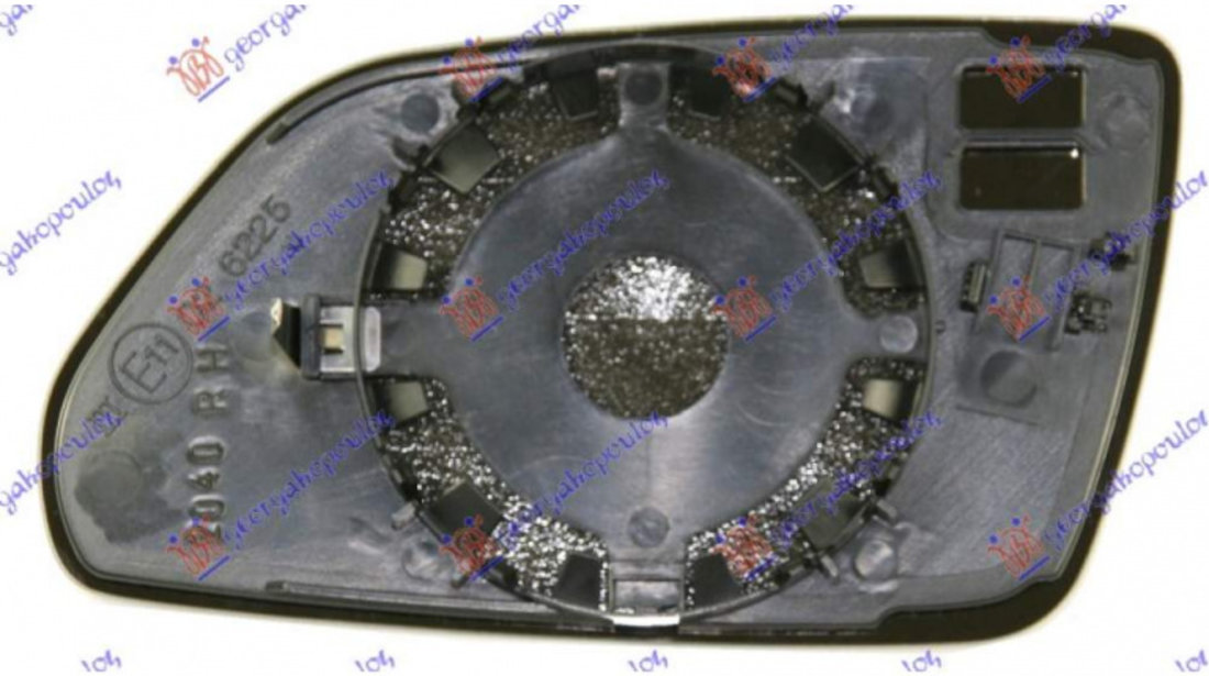 Geam Oglinda Incalzit - Skoda Octavia 5 2004 , 6q0857521f