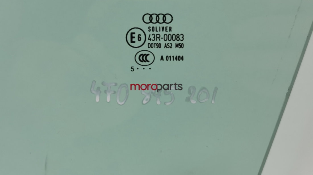 Geam stanga fata AUDI A6 III Avant (4F5, C6) [ 2005 - 2011 ] VAG OEM 4F0845201