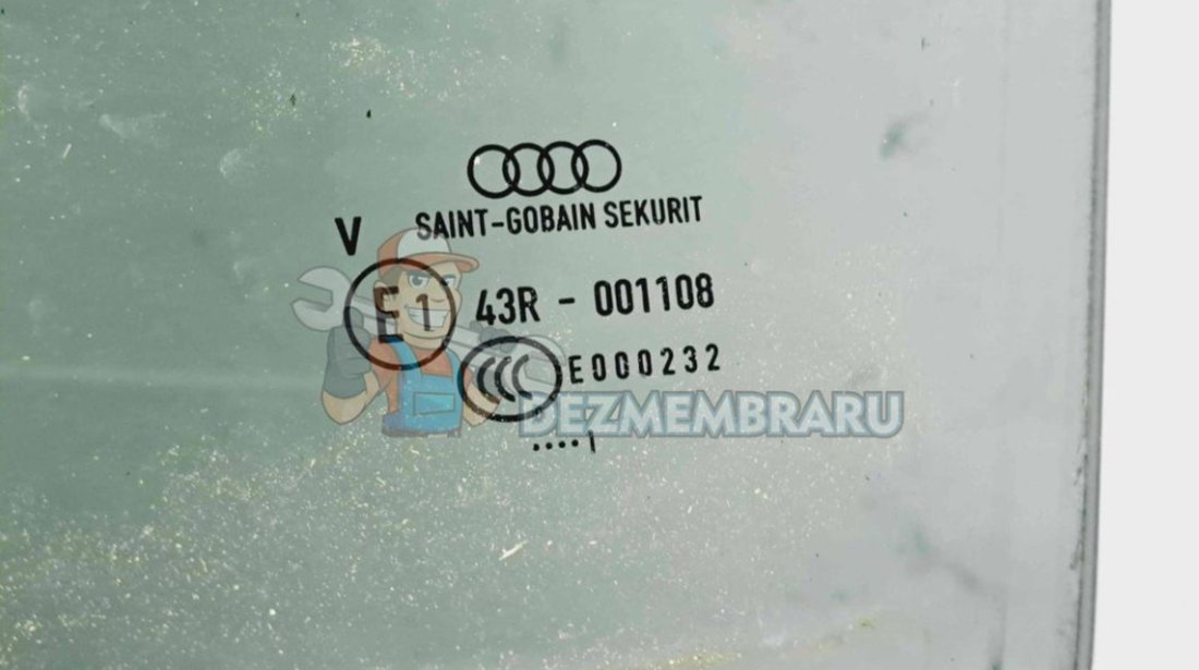 Geam usa stanga spate Audi A3 Sportback (8PA) [Fabr 2004-2013] OEM