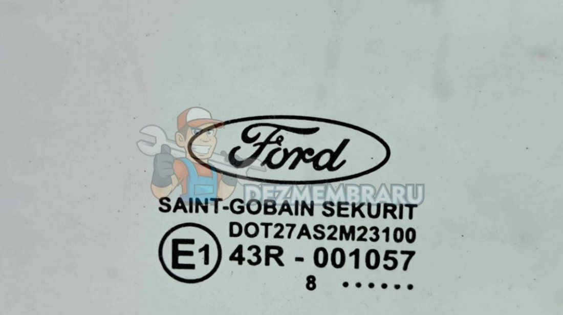 Geam usa stanga spate Ford Focus 2 (DA) [Fabr 2004-2012] OEM