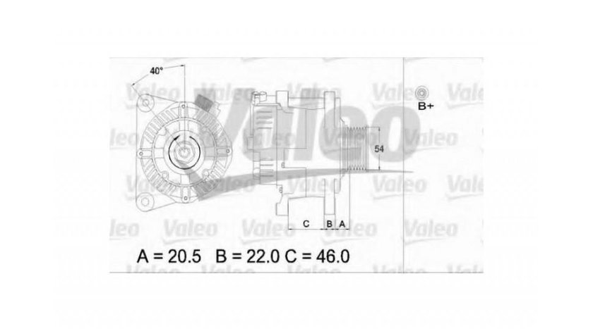 Generator / alternator Citroen DISPATCH platou / sasiu (BU_, BV_, BW_, BX_) 1999-2016 #2 011609