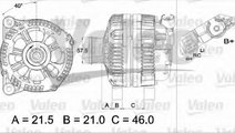 Generator / Alternator FORD FUSION (JU) (2002 - 20...