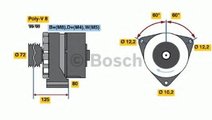 Generator / Alternator MERCEDES VARIO platou / sas...