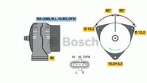 Generator / Alternator MERCEDES VARIO platou / sas...