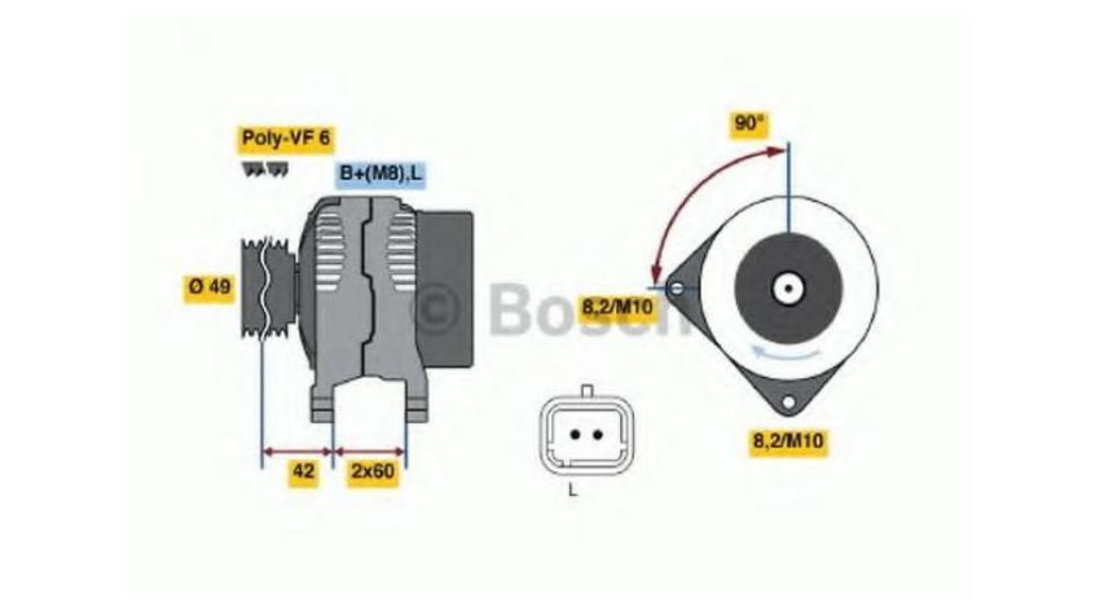 Generator / alternator Mitsubishi CARISMA limuzina (DA_) 1996-2006 #2 0986045241