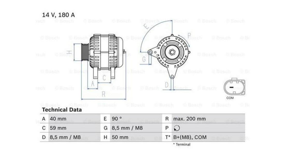 Generator / alternator Volkswagen VW GOLF VII combi (BA5) 2013-2016 #2 0121715077