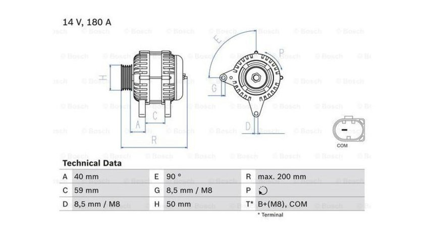 Generator / alternator Volkswagen VW PASSAT (362) 2010-2014 #2 0121715077