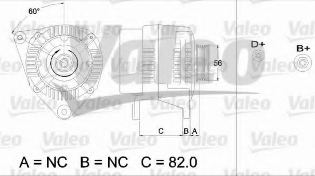 Generator / Alternator VW PASSAT Variant (3B5) (1997 - 2001) VALEO 437493 piesa NOUA