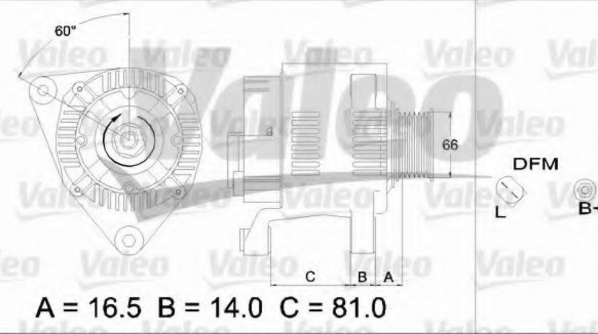 Generator / Alternator VW PASSAT Variant (3B6) (2000 - 2005) VALEO 437174 piesa NOUA