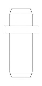 Ghid supapa AUDI A6 (4A, C4) (1994 - 1997) INTERVALVES 8054.701 piesa NOUA