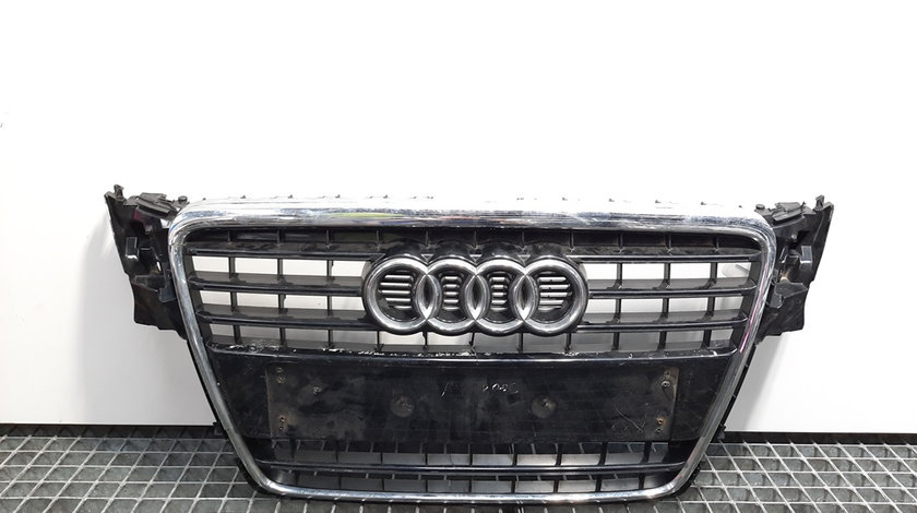 Grila bara fata centrala cu sigla, Audi A4 (8K2, B8) [Fabr 2008-2015] 8K0853651 (id:417592)