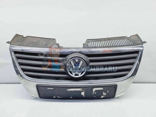 Grila bara fata Volkswagen Passat B6 Variant (3C5) [Fabr 2005-2010] 3C0853651B