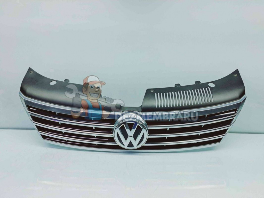 Grila bara fata Volkswagen Passat CC (358) Facelift [Fabr 2012-2016] 3C8853653A