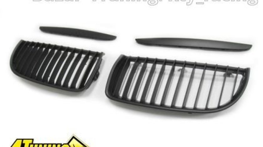 GRILA BMW E90 SERIA 3 OEM LOOK NEGRU MAT BE90M