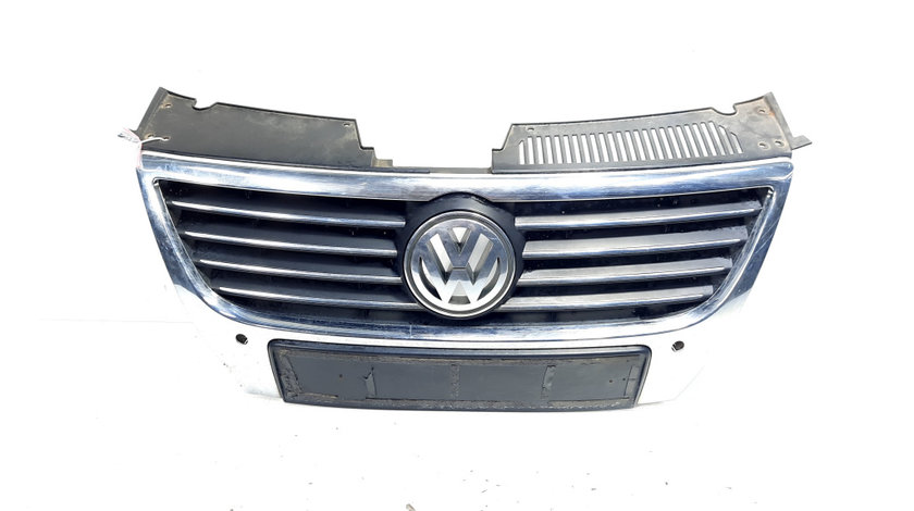 Grila centrala bara fata cu sigla si loc de senzori, VW Passat Variant (3C5) (id:526924)