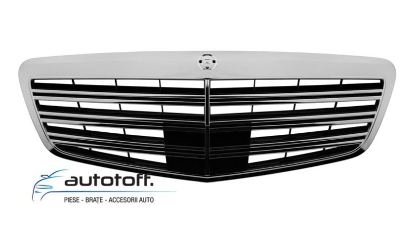 Grila centrala Mercedes S-Class W221 Facelift (10-13) S63 S65 Design