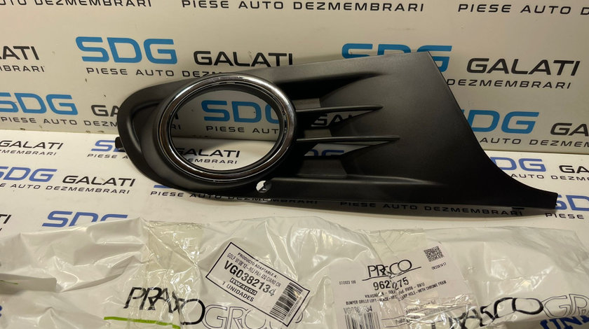 Grila Dreapta de la Proiector Ceata din Bara Spoiler Fata NOUA Volkswagen Golf 6 2008 - 2014 Polcar [2053]