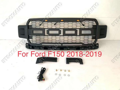 GRILA FATA CU LED FORD F150 2018-2020 MB [RAPTOR LOOK] [V1]