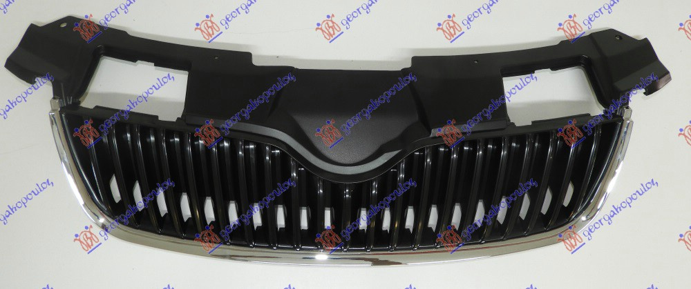 Grila Fata Radiator Skoda RoomSter 2006 2007 2008 2009 2010 (Cu Bandou Inferior)